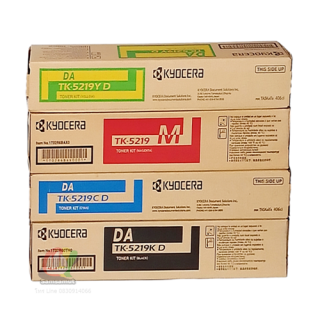 Kyocera TK5219 Bk, C, M, Y TASKalfa 406CI Color Toner Crartridge ตลับหมึกเครื่องถ่ายเอกสาร แท้ TK 5219